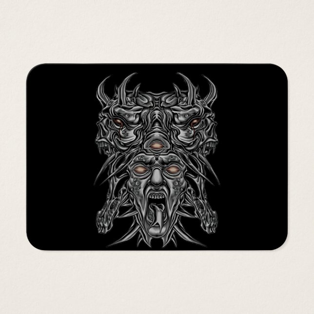 “Demon Face Aesthetic Mask Design” (Front)