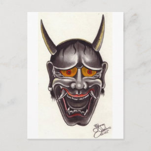 Demon Face Postcard