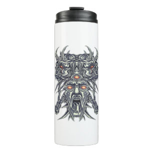 Demon Face Thermal Tumbler