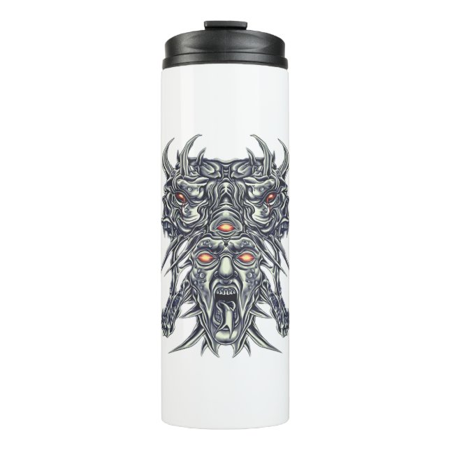 Demon Face Thermal Tumbler (Front)
