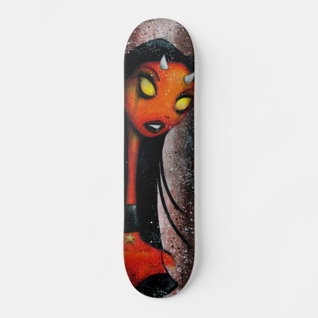 Demon Girl skate deck (Front)