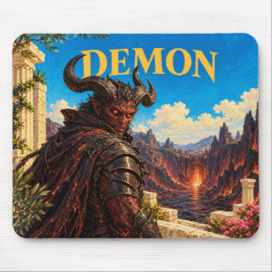 Demon, Gothic Fantasy Monster Mouse Mat