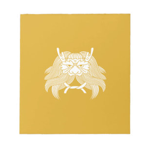 Demon helmet notepad