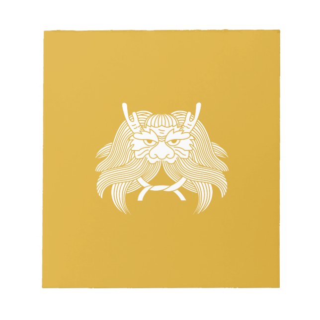 Demon helmet notepad (Front)