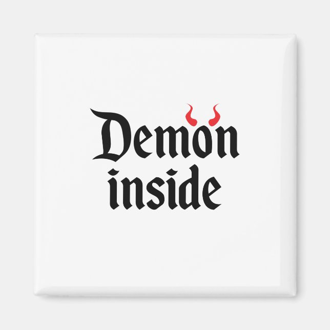 Demon inside magnet (Front)