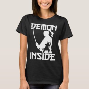 Demon Japanese Warrior Samurai Katana Sword Japan T-Shirt