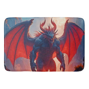 Demon King: Eternal Dragon Shadow Art Bath Mat