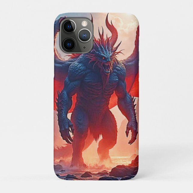 Demon King: Eternal Dragon Shadow Art Case-Mate iPhone Case (Back)