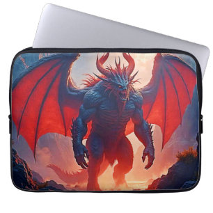 Demon King: Eternal Dragon Shadow Art Laptop Sleeve