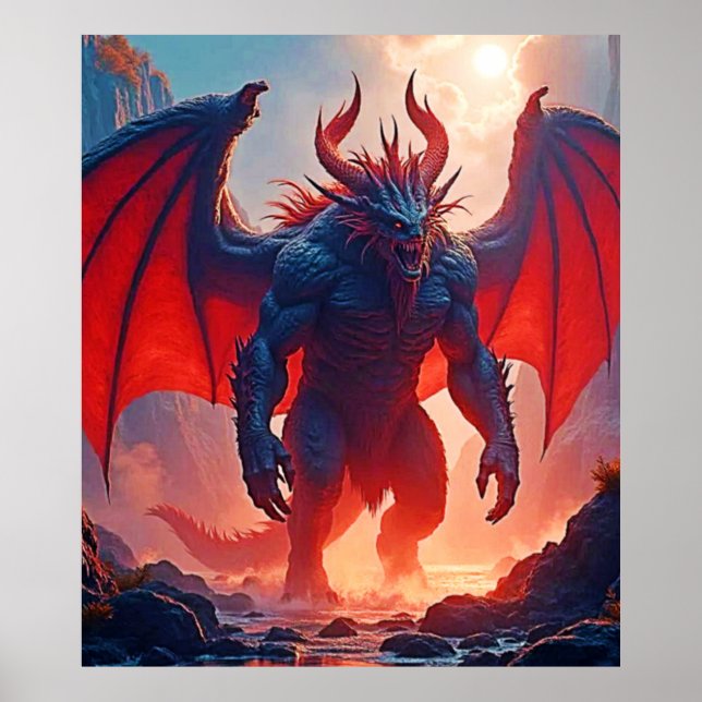 Demon King: Eternal Dragon Shadow Art Poster (Front)