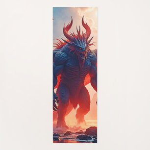 Demon King: Eternal Dragon Shadow Art Yoga Mat