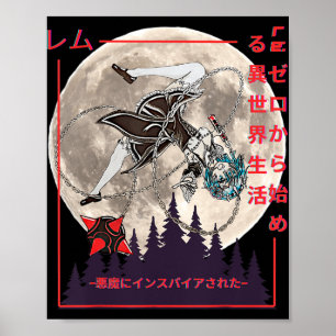 Demon Maid Japanese Anime Manga Style  Poster