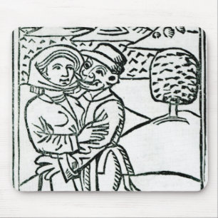 Demon Making Love to a Witch Mouse Mat