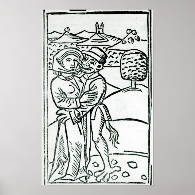 Demon Making Love to a Witch Poster (Front)