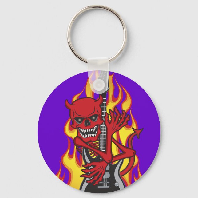 Demon of Rock Key Ring (Front)