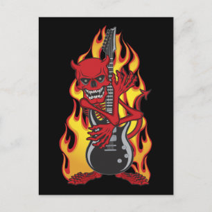 Demon of Rock Postcard