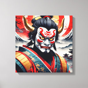 Demon Oni 3 Canvas Print