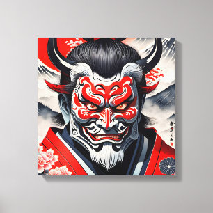 Demon Oni 4 Canvas Print