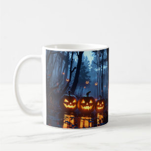 Demon Pumpkin Mug – Anime Halloween Coffee Mug