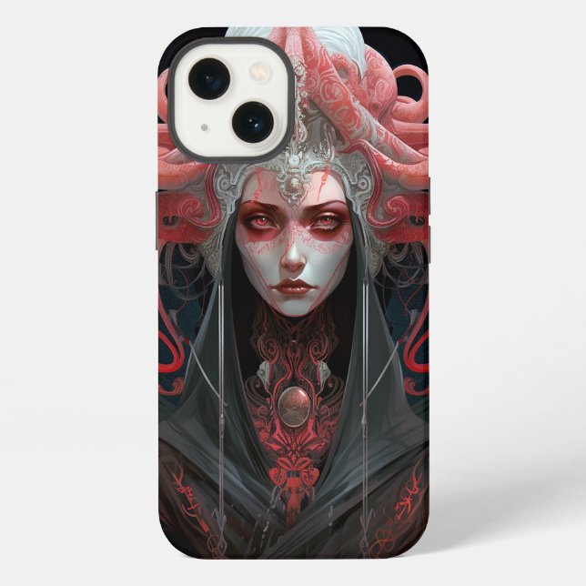 Demon Queen Fantasy Art iPhone Case (Back)