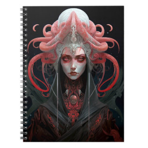 Demon Queen Fantasy Art Notebook