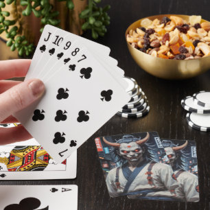Demon Samurai Playing Cards