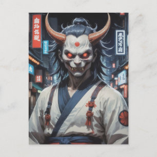 Demon Samurai Postcard