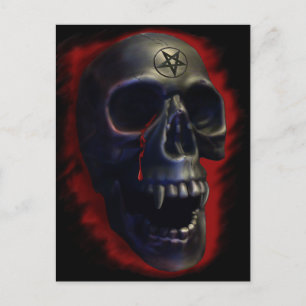 Demon Skull 1 Postcard