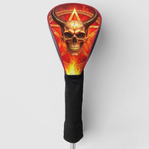 Demon Skull Golf Head Cover
