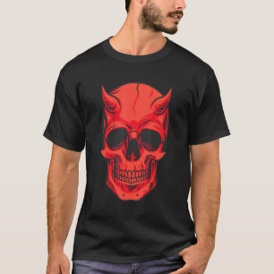Demon Skull Heads Grunge Punk Metal T-Shirt