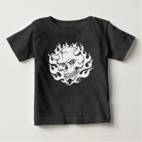 Demon Skull in Flames