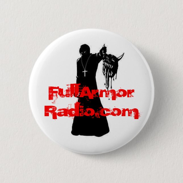 Demon Slayer, FullArmorRadio.com 6 Cm Round Badge (Front)