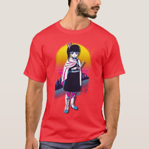 Demon Slayer Kanao Tsuyuri Retrowave T-Shirt