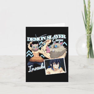 Demon slayer_ kimetsu yaiba inosuke boar mask card