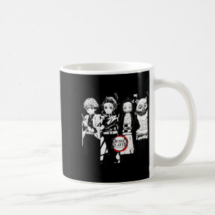 Demon slayer_ kimetsu yaiba slayer corps black and coffee mug