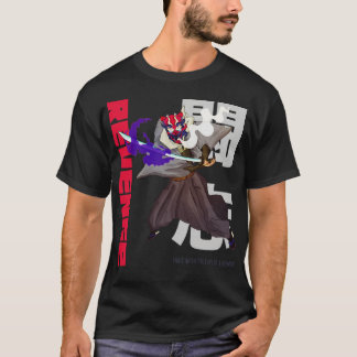 Demon Slayer Oni Warrior Revenge Japanese  Manga T-Shirt