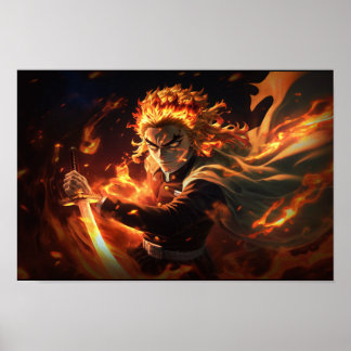 Demon Slayer Rengoku Poster