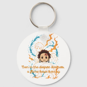 Demon Slayer Tanjiro inspired Key Ring
