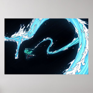 Demon Slayer Tanjiro Water Breathing Poster