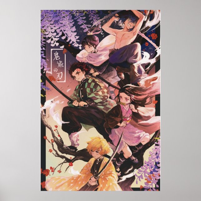 Demon Slayer  Tanjirou Nezuko Zenitsu Inosuke Shin Poster (Front)