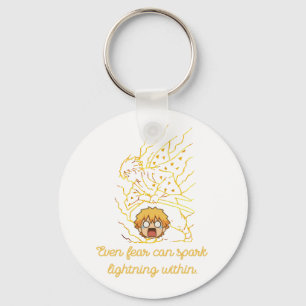 Demon Slayer Zenitsu inspired Key Ring