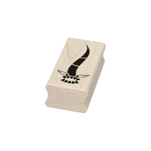 demon snake art stamp