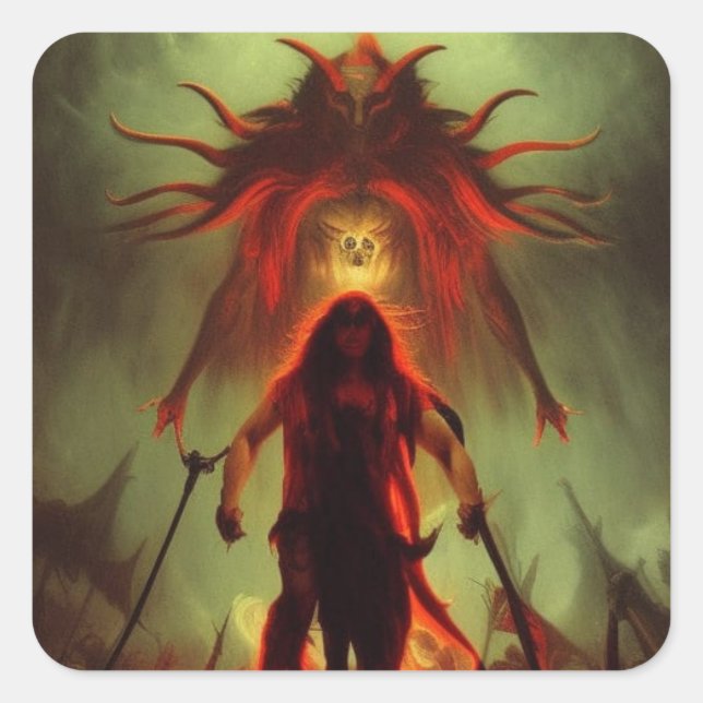 demon stickers (Front)