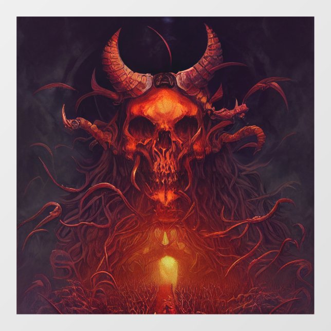 Demon Window Cling (Sheet)