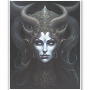 Demon Woman Queen Dark Fantasy Art