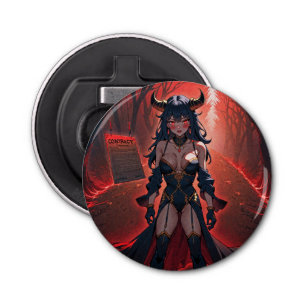 Demoness with Contact at Crossroads, Anime Demon Bottle Opener