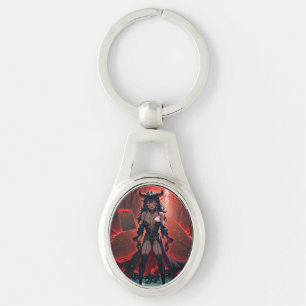 Demoness with Contact at Crossroads, Anime Demon Key Ring