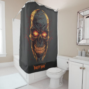 Demonic Countenance Shower Curtain