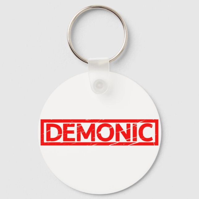 Demonic Stamp Key Ring (Front)