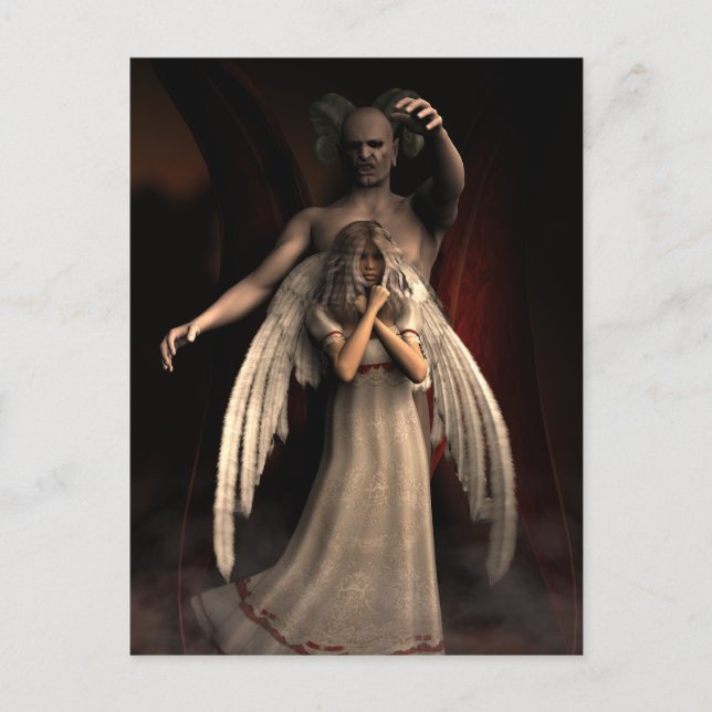 Demonic Threat Postcard (Front)